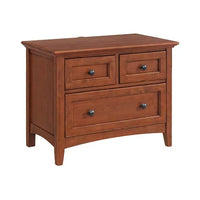 McKenzie 3-Drawer Wide Nightstand