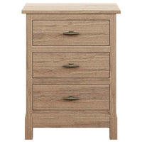 Platte River 3 Drawer Nightstand