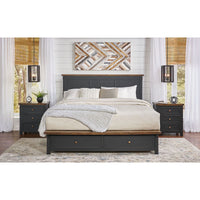 King Storage Bed