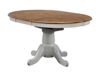 57" Pedestal Table w/ 15 in Butterfly Leaf