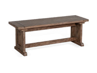 Side Bench, Wood Seat