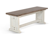 Side Bench, Wood Seat