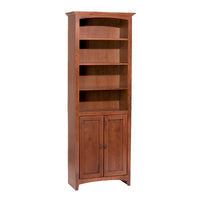 McKenzie 24″W x 72″H Bookcase w/Doors