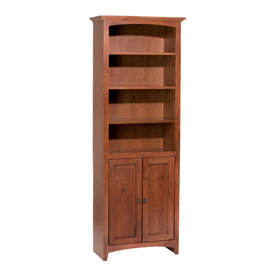 McKenzie 24″W x 72″H Bookcase w/Doors