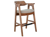 Wren Barstool with Arms and Cushion Seat
