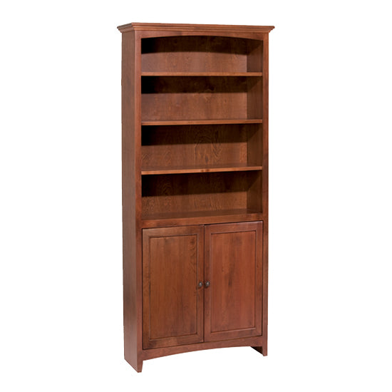 McKenzie 30″W x 72″H Bookcase w/Doors