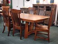 Hayworth Trestle Table with Inlay