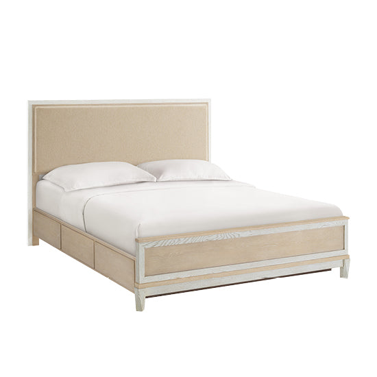 Catalina Cal-King Upholstered Panel Storage Bed