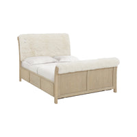 Catalina Queen Sheepskin Storage Bed