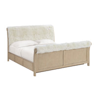 Catalina King Sheepskin Storage Bed