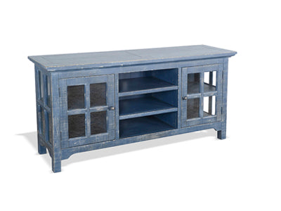 Ocean Blue TV Console