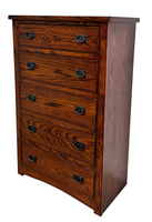 Classic Mission 5 Drawer Chest