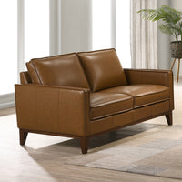 Caspar Leather Loveseat