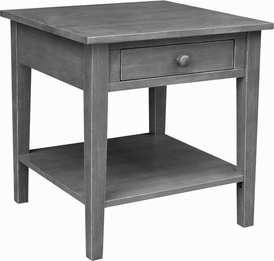 Destinations Collection - Spencer End Table in Heather Gray