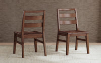 Voss Ladderback Wood Seat Dining Chair