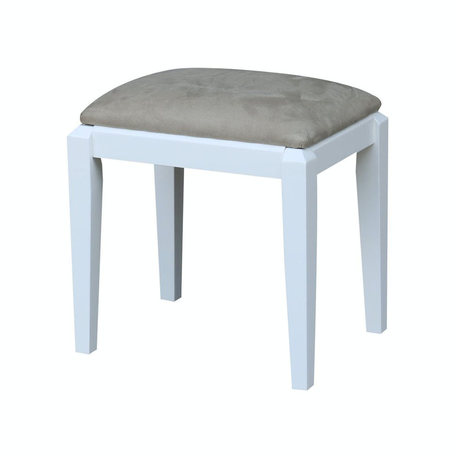 Home Accents - Upholstered Vanity Bench in White