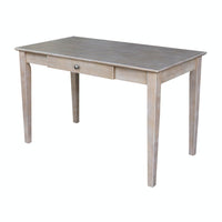 Home Accents - Single Desk in Taupe Gray