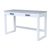 Hampton Collection - Carson Desk in Chalk and White