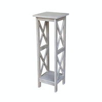 Home Accents - 36''H  X Side Plant Stand in Taupe Gray