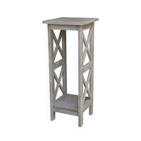 Home Accents - 30''H  X Side Plant Stand in Taupe Gray