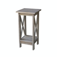 Home Accents - 24''H  X Side Plant Stand in Taupe Gray