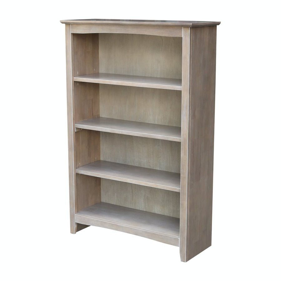 Home Accents - 48''H Shaker Bookcase Taupe Gray