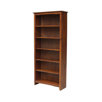 Home Accents - 72''H Shaker Bookcase Espresso