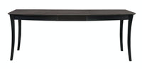 Cosmopolitan Collection - Butterfly Extension Table in Coal & Black