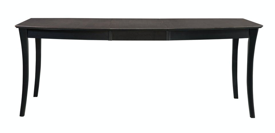 Cosmopolitan Collection - Butterfly Extension Table in Coal & Black