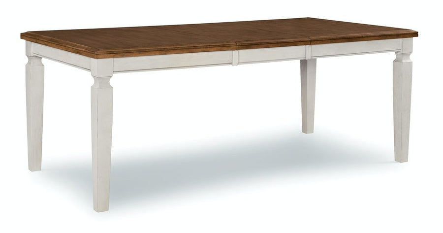 Vista Collection Extension Table in Hickory & Shell