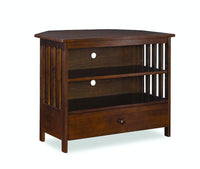 Home Accents - Mission Corner TV Stand in Espresso