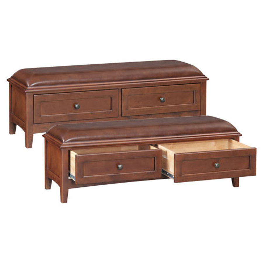 2‑drawer Bench