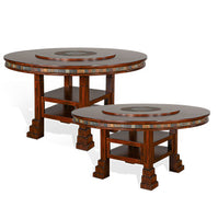 Santa Fe 60"R Table w/ Lazy Susan