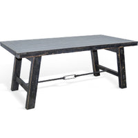 Black Sand Dining Table w/ Turnbuckle