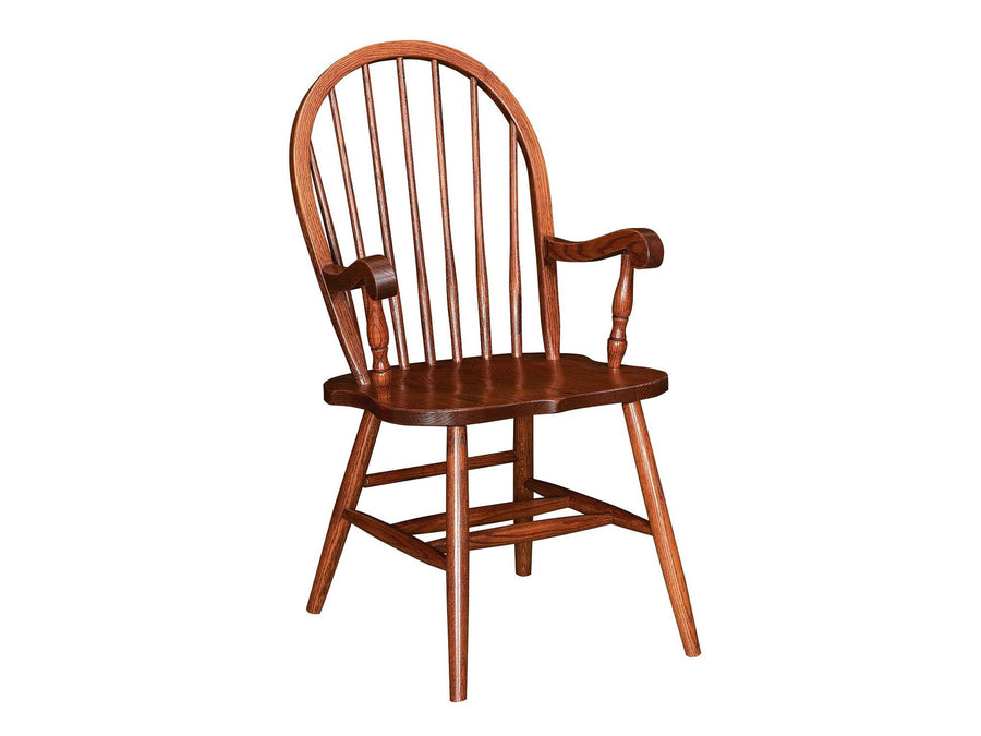 Bow Back Arm Chair (Not available w/Leather seats)