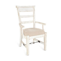 White Sand Arm Chair, Cushion Seat