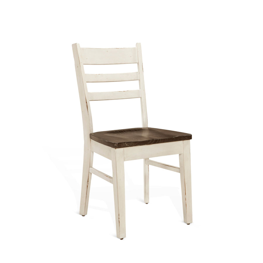 Carriage House Ladderback Chair w/ Wood Seat