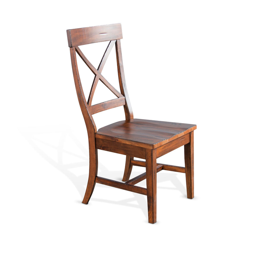 Tuscany Crossback Chair w/ Wood Seat