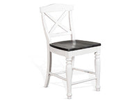 24"H Carriage House Crossback Barstool