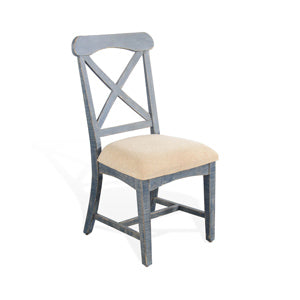 Ocean Blue Chair, Cushion Seat