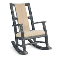 Black Sand Rocker, Cushion Seat & Back