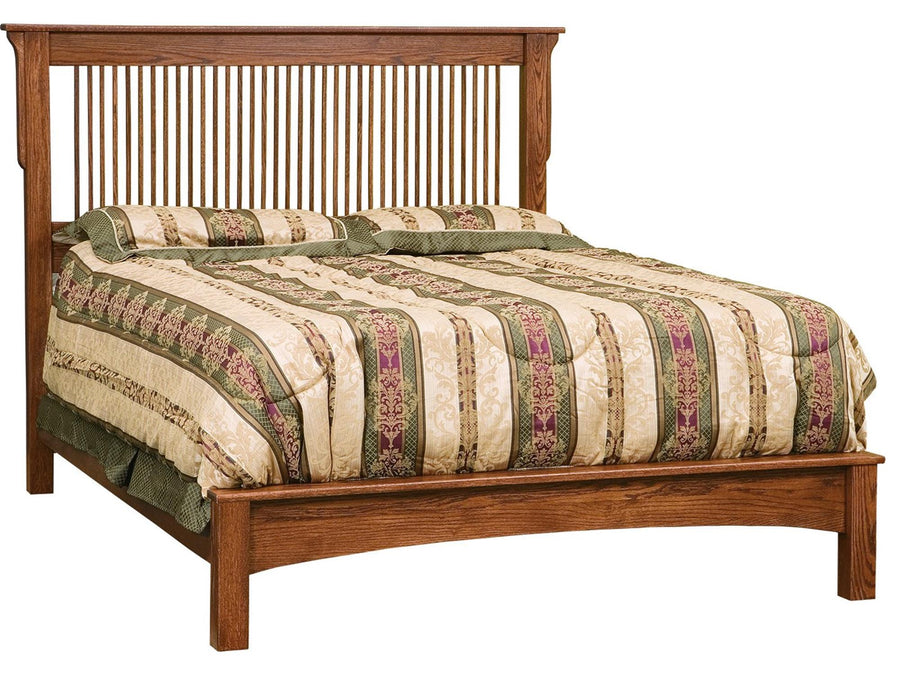 Mission Queen Bed w/ Low Profile Footboard