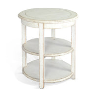 White Sand Side Table