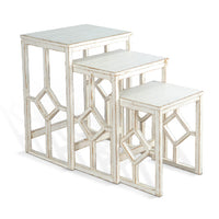 White Sand Nesting Table