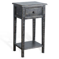 Black Sand Side Table