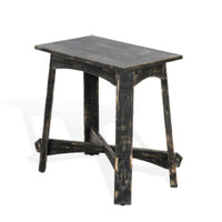 Black Sand Chair Side Table