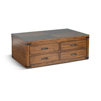 Safari Coffee Table w/ Casters