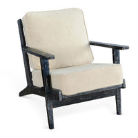 Black Sand Chair, Cushion Seat & Back