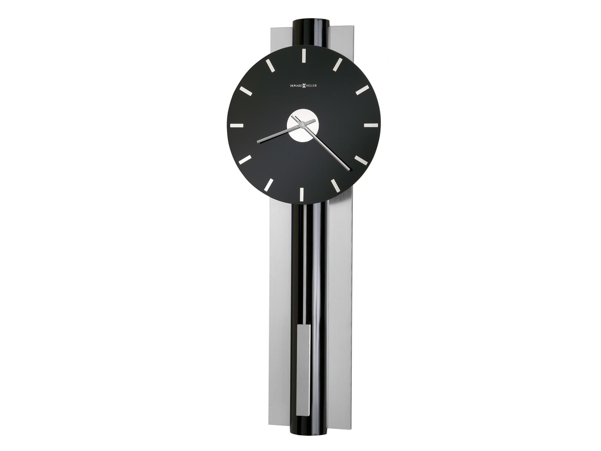Hudson Wall Clock Blk/Nic