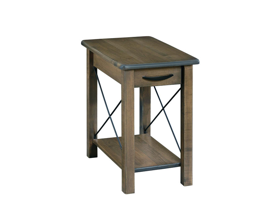 Crossway Chairside Table with Drawer